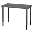 Schreibtisch dunkelgrau/schwarz Angebote von LINNMON / OLOV bei IKEA Augsburg für 78,99 €
