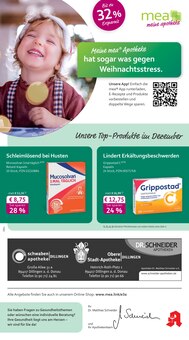 Aktueller mea - meine apotheke Prospekt "Unsere Dezember-Angebote" Seite 1 von 4 Seiten für Dillingen