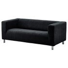 2er-Sofa Vansbro schwarz Vansbro schwarz Angebote von KLIPPAN bei IKEA Friedrichshafen für 249,00 €