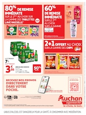 Promos Heineken dans le catalogue "PETIT DÉJ & GOÛTER" de Auchan Supermarché Heineken en promo dans le catalogue Auchan Supermarché à la page 12