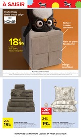 Promos Pouf dans le catalogue "LE MOIS MONOPOLY" de Carrefour Pouf en promo dans le catalogue Carrefour à la page 60