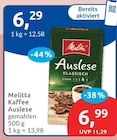 Kaffee Auslese Angebote von Melitta bei budni Hamburg für 6,29 €