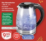 Glas-Wasserkocher von GOURMETmaxx im aktuellen GLOBUS Prospekt