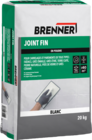 Joint fin blanc 20kg - BRENNER en promo chez Brico Dépôt Joint fin blanc 20kg - BRENNER dans le catalogue Brico Dépôt