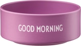 Schüssel aus Porzellan "GOOD MORNING", lila (12x6 cm) bei dm-drogerie markt im Prospekt "" für 22,95 €