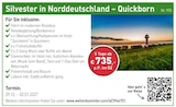 Silvester in Norddeutschland – Quickborn im Angebot bei GLOBUS in Erfurt Silvester in Norddeutschland – Quickborn Angebote bei GLOBUS Erfurt für 735,00 €