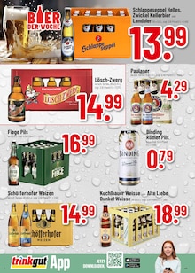 Bier im Trinkgut Prospekt "Aktuelle Angebote" mit 8 Seiten (Wiesbaden)