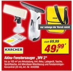 Akku-Fenstersauger "WV 2" von KÄRCHER im aktuellen toom Baumarkt Prospekt für 49,99 €