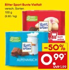 Bunte Vielfalt Angebote von Ritter Sport bei Netto Marken-Discount Weiden für 0,99 €