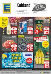 Aktueller EDEKA Prospekt mit Bananen, "Aktuelle Angebote", Seite 1