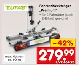 Fahrradheckträger Premium Angebote von EUFAB bei Netto Marken-Discount Delmenhorst für 279,99 €