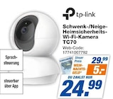 Aktuelles Schwenk-/Neige-Heimsicherheits-Wi-Fi-Kamera TC70 Angebot bei expert in Krefeld ab 24,99 €