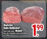 Aktuelles Deutscher Kalbs-Rollbraten Angebot bei EDEKA in Regensburg ab 1,99 €