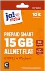 Prepaid smart oder smart plus Angebote von ja! mobil bei REWE Leipzig für 10,00 €