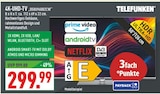 4K-UHD-TV D50U960B2CW im Angebot bei Marktkauf in Gelsenkirchen 4K-UHD-TV D50U960B2CW Angebote von Telefunken bei Marktkauf Gelsenkirchen für 299,99 €