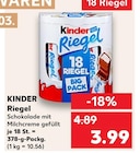 Riegel Angebote von KINDER bei Kaufland Neuss für 3,99 €