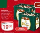 Aktuelle Bitburger Angebote bei GLOBUS in Weimar Aktuelles Pils Angebot bei GLOBUS in Weimar ab 19,00 €