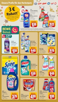Waschmittel im aktuellen REWE Prospekt (Kiel) Waschmittel im REWE Prospekt "Dein Markt" mit 14 Seiten (Kiel)