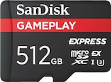 GamePlay microSD Express 512 GB Speicherkarte im MediaMarkt Saturn Prospekt GamePlay microSD Express 512 GB Speicherkarte von SanDisk im aktuellen MediaMarkt Saturn Prospekt für 99,00 €