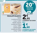 Feuillete Glace - U en promo chez U Express Feuillete Glace - U dans le catalogue U Express