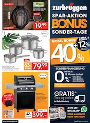 Gasgrill im Zurbrüggen Prospekt in Bad Salzuflen Aktueller Zurbrüggen Prospekt mit Gasgrill, "BONUS SONDER-TAGE", Seite 3