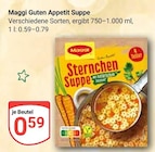 Guten Appetit Suppe Angebote von Maggi bei GLOBUS Kaarst für 0,59 €