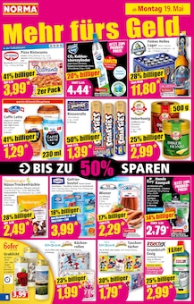 Norma Prospekt der aktuellen Woche, gĂĽltig von 19.05.2025 bis 24.05.2025 Aktueller Norma Prospekt "Mehr fĂĽrs Geld" mit 18 Seiten