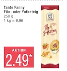 Filo- oder Yufkateig von Tante Fanny im aktuellen Marktkauf Prospekt für 2,49 €