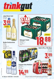Bitburger im EDEKA Prospekt "Aktuelle Angebote" mit 24 Seiten (Hückelhoven)