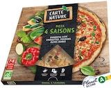 PIZZA 4 SAISONS - CARTE NATURE - NaturéO à Lille PIZZA 4 SAISONS - CARTE NATURE en promo chez NaturéO Lille à 5,99 €