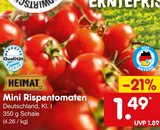 Aktuelle Tomaten Angebote bei Netto Marken-Discount in Nürnberg Aktuelles Mini Rispentomaten Angebot bei Netto Marken-Discount in Nürnberg ab 1,49 €