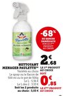 Nettoyant Menager - Paulette dans le catalogue Super U