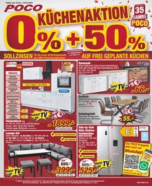 Kühlschrank im POCO Prospekt "Küchenaktion 0% + 50%" mit 16 Seiten (Lüdenscheid)