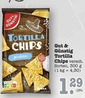 Aktuelles Tortilla Chips Angebot bei E center in Pforzheim ab 1,29 €