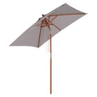 Aktuelle Ampelschirm Angebote bei POCO in Frankfurt (Main) Aktuelles Outsunny Sonnenschirm grau Holz B/H/L: ca. 150x230x200 cm Angebot bei POCO in Frankfurt (Main) ab 53,99 €