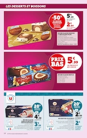 Promos Glace Bio dans le catalogue "Nos PRIX BAS illuminent vos fêtes" de U Express à la page 14