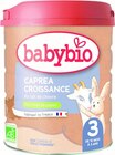 Babybio capréa 3ème âge - BABYBIO dans le catalogue NaturéO