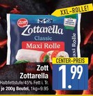 Mozzarella im EDEKA Prospekt Zottarella Maxi Rolle von Zott im aktuellen EDEKA Prospekt für 1,99 €