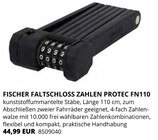 FALTSCHLOSS ZAHLEN PROTEC FN110 im Angebot bei PROFI Wesch in Eisenach FALTSCHLOSS ZAHLEN PROTEC FN110 Angebote von FISCHER bei PROFI Wesch Eisenach für 44,99 €
