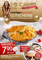 Aktueller Zurbrüggen Möbel & Einrichtung Prospekt in Hille und Umgebung, "zubrüggen Restaurant!" mit 2 Seiten, 03.03.2025 - 15.03.2025