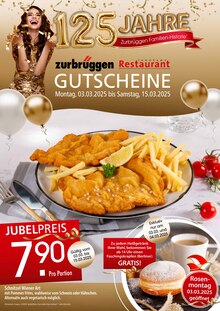 Zurbrüggen Delmenhorst Prospekt "zubrüggen Restaurant!" mit 2 Seiten