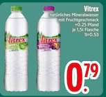 natürliches Mineralwasser mit Fruchtgeschmack im EDEKA Prospekt natürliches Mineralwasser mit Fruchtgeschmack von Vitrex im aktuellen EDEKA Prospekt für 0,79 €