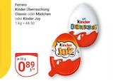 Kinder Überraschung Classic bei GLOBUS im Prospekt "" für 0,89 €