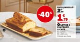 Lot de 4 plateaux à cake en promo chez Super U Calais à 1,79 €