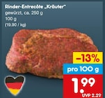 Aktuelles Rinder-Entrecôte Kräuter Angebot bei Netto Marken-Discount in Reutlingen ab 1,99 €