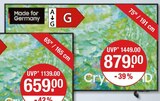 75" UHD Smart-TV von SAMSUNG im aktuellen V-Markt Prospekt für 879,00 €