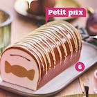 Bûche glacée vanille, caramel au beurre salé (8 parts) en promo chez Picard Angoulême à 9,99 €