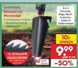 Schaufel mit Wurzelsäge Angebote von Easymaxx bei Netto Marken-Discount Halle für 9,99 €