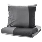 Bettwäsche-Set, 2-teilig schwarz 140x200/80x80 cm Angebote von BRUNKRISSLA bei IKEA Voerde für 19,99 €