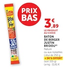 Super U Echiré - Promo Baton de berger Promo Baton de berger à 3,89 € dans le catalogue Super U à Echiré